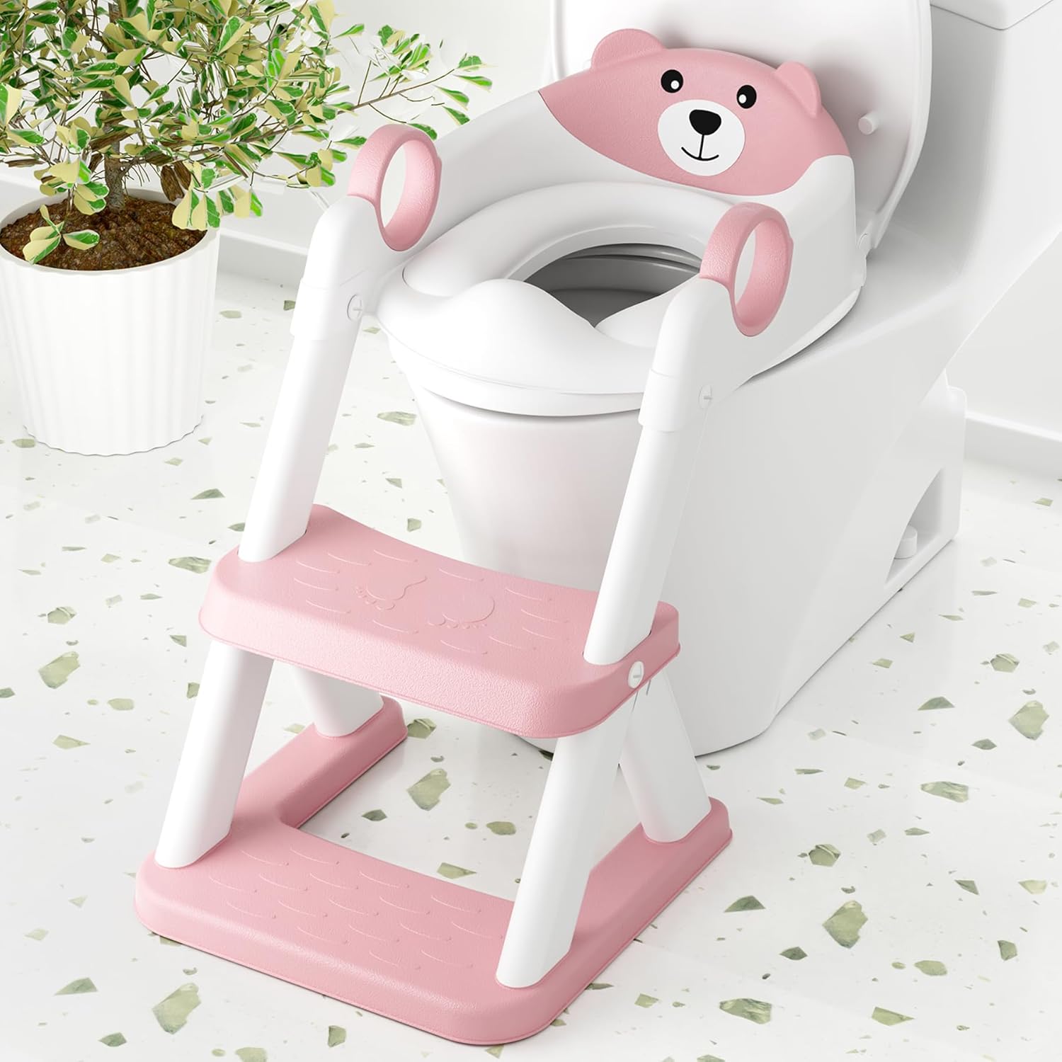 Training Toilet Ladder for Kids – Multi-Use Potty Training Seat with Step Ladder for Boys & Girls