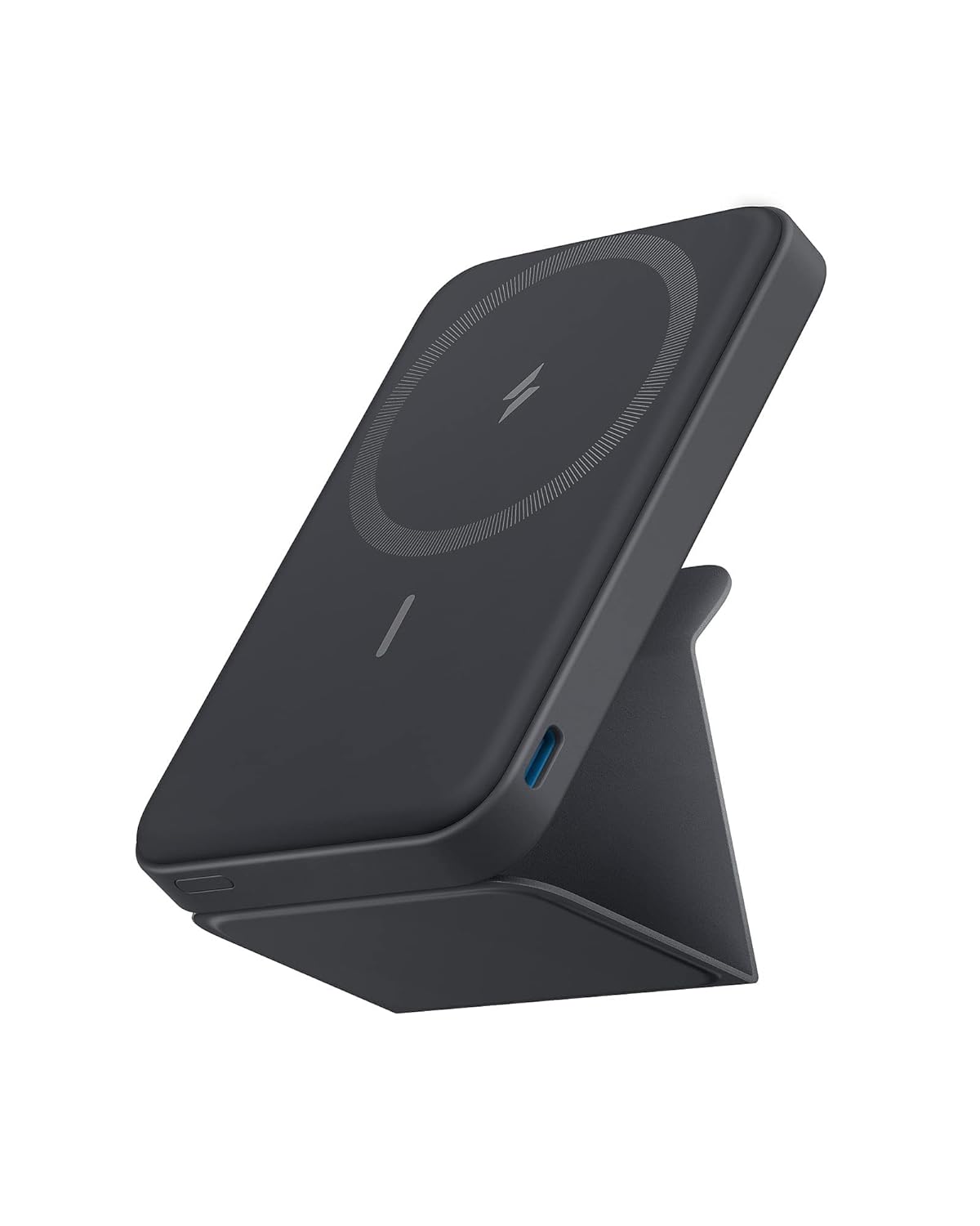 Magnetic Wireless Power Bank 5,000mAh – Foldable Charger with Stand & USB-C, MagSafe Compatible for iPhone 16/15/14/13