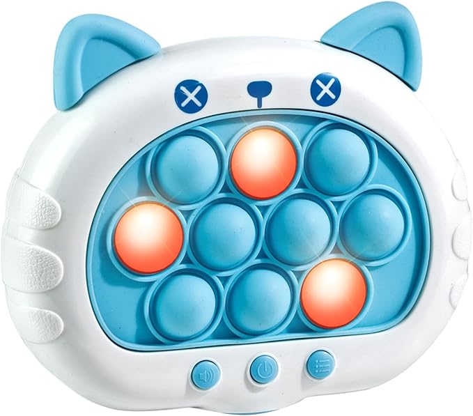Sensory Fidget Push Toy for Kids, Interactive Pop Game Toy, Quick Push Bubble Game, Stress Relief Educational Toy for Boys & Girls Ages 6–12