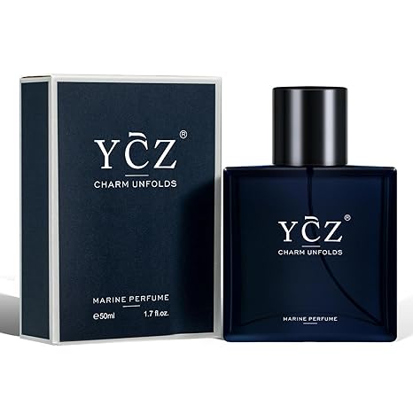 Men’s Eau de Parfum Cologne, Marine Ocean Scent, Long Lasting Masculine Fragrance, Fresh Clean Scent for Casual & Formal Wear